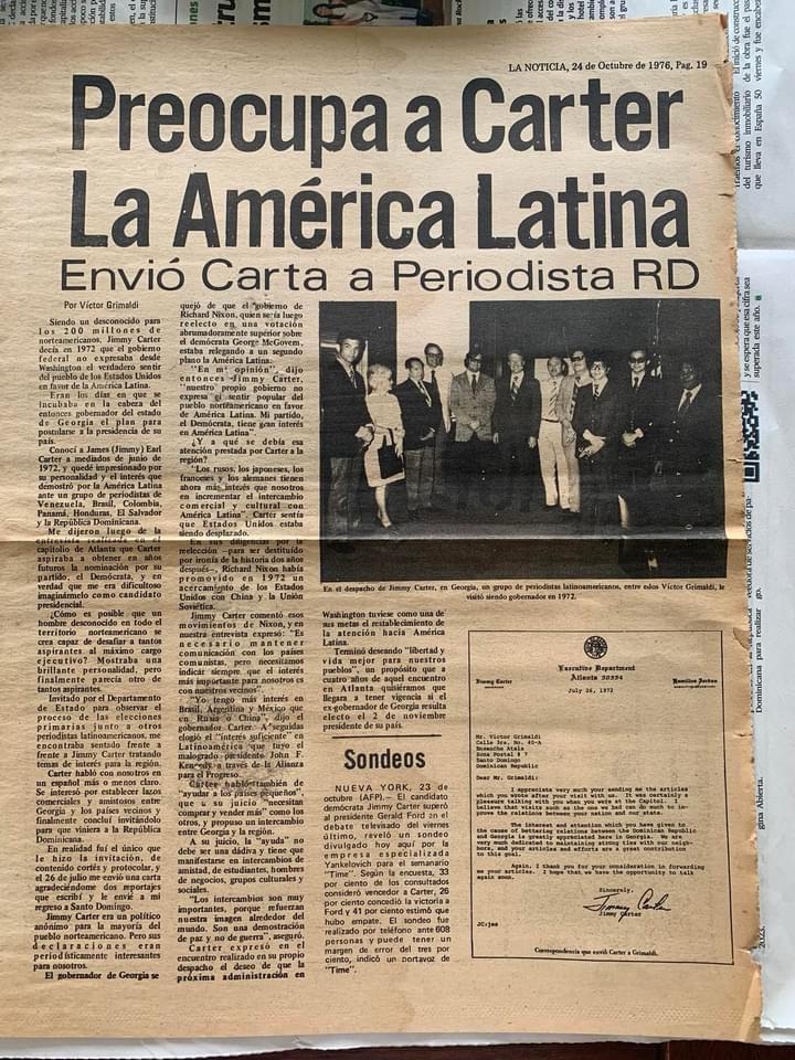 Jimmy Carter salvó a la República Dominicana de una catástrofe en 1990