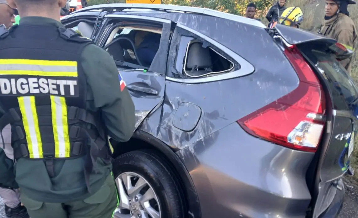 Accidente de tránsito en la carretera entre Azua y Baní deja cuatro muertos y varios heridos