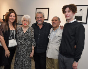 Consuelo Padilla, Milagros Ortíz Bosch, Juan Basanta, Amable López Meléndez y Joaquín Basanta. FUENTE EXTERNA