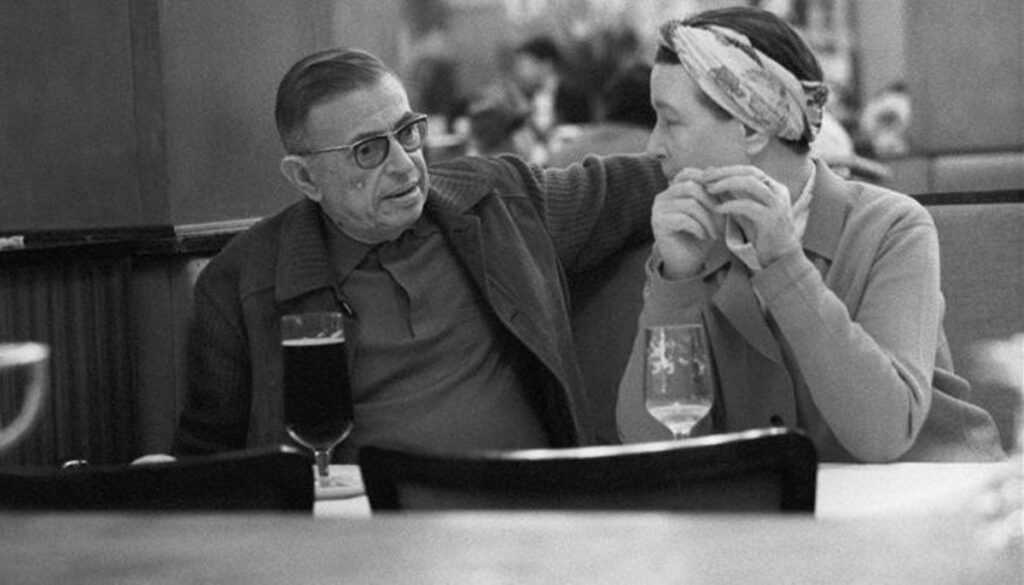 Simone de Beauvoir y Jean Paul Sartre