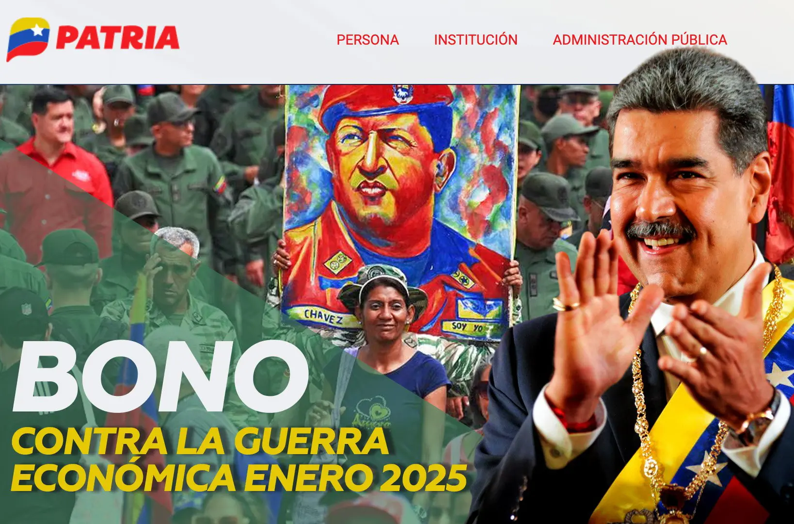 Bono de Guerra y Primer Bono Especial en Venezuela Enero 2025