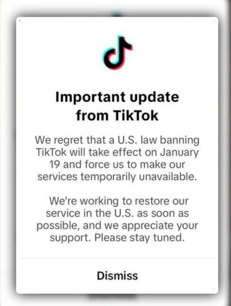 TikTok anuncia su salida de EEUU, Puerto Rico y otros territorios