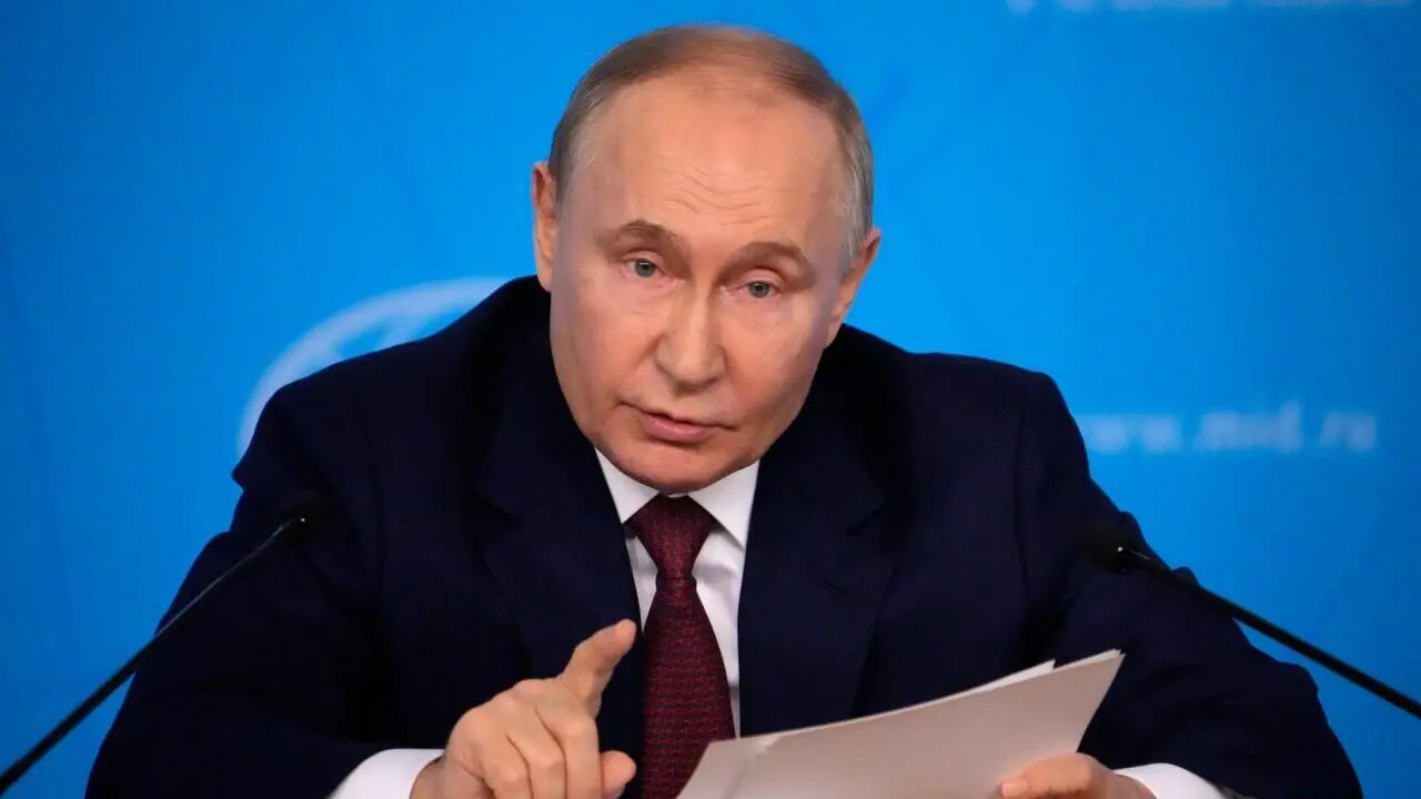 Putin dice que Zelenski no podrá firmar la paz con Rusia