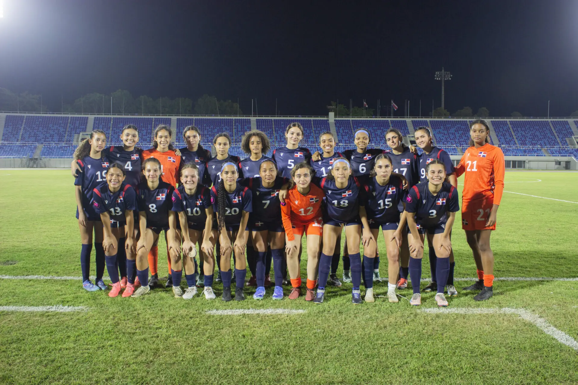 La Sedofútbol Femenino u17 de República Domincana cayó frente a Costa Rica en cierre primer fase clasificatorio al mundial de la categoría