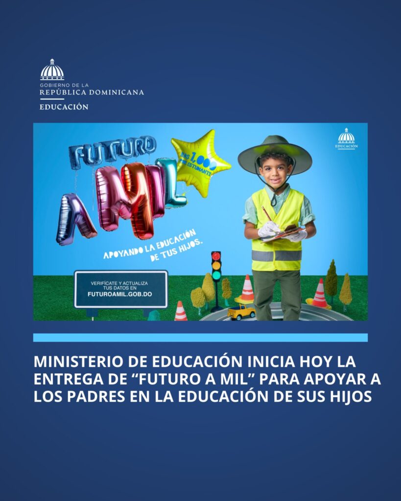 Ministerio de Educación inicia entrega de “Futuro a Mil” para apoyar a padres en educación