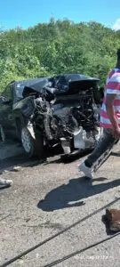 Accidente deja varios heridos y comunidades sin electricidad en tramo de carretera Dajabón Montecristi