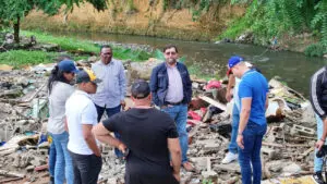 Indrhi avanza en la adecuación del río Nagua en áreas de cultivo de arroz, en el Nordeste