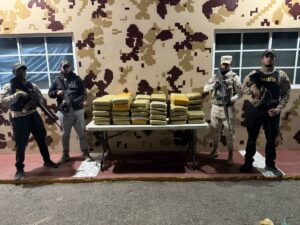 CESFRONT y DNCD decomisan más de 293 libras de presumible marihuana en Pedernales