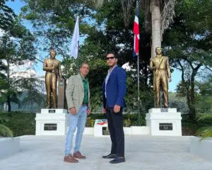 Bonao homenajea a Sánchez y Mella con monumentales esculturas