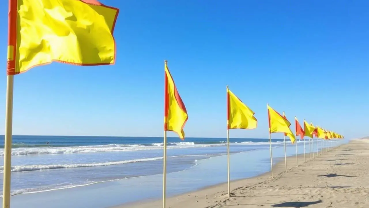 El sistema de banderas de advertencia son esenciales para informar sobre el estado del mar