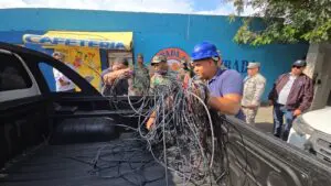 Edenorte desmantela 15 usuarios irregulares en Mercado Central Municipal de Pueblo Nuevo