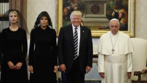 Trump al funeral del papa Francisco