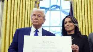 Tulsi Gabbard revela qué dejó a Trump 