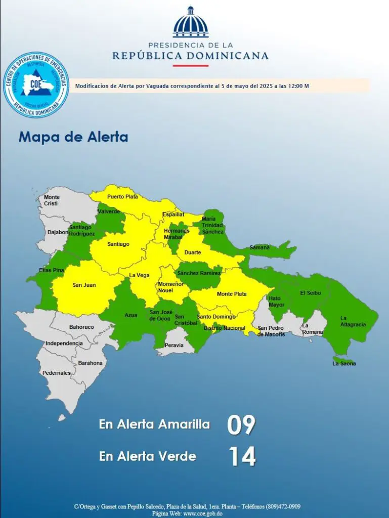 El peligro por las lluvias no ha pasado en República Dominicana