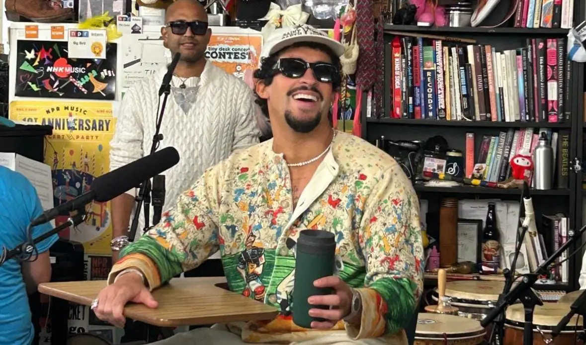 Bad Bunny continúa su racha histórica con un debut récord en el Tiny Desk de NPR