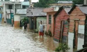 COE reporta  más tres mil viviendas afectadas por las lluvias en República Dominicana