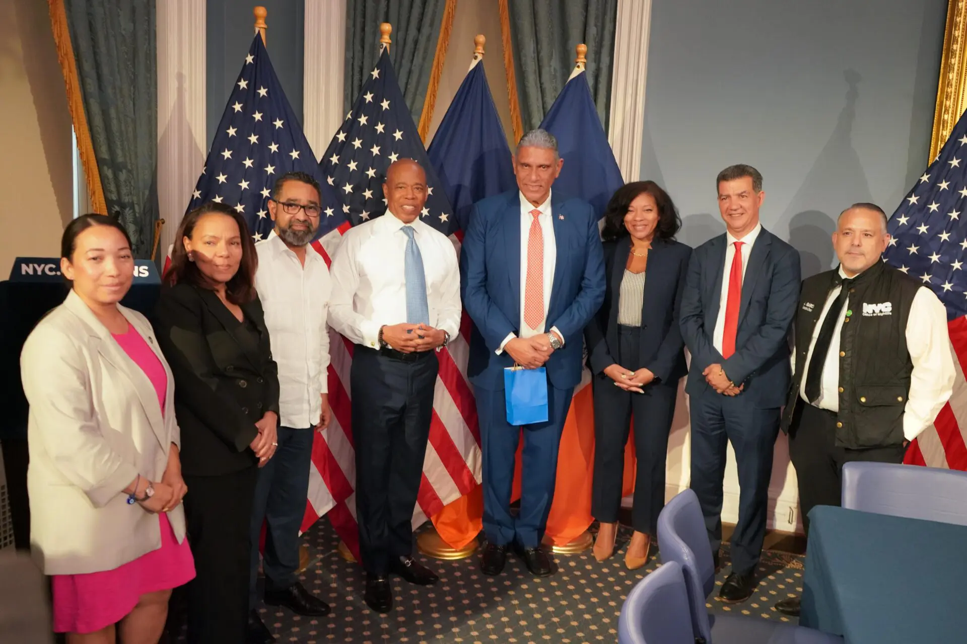 Alcalde Eric Adams y autoridades dominicanas ultiman detalles para memorándum de entendimiento sobre gestión de riesgos y catástrofes