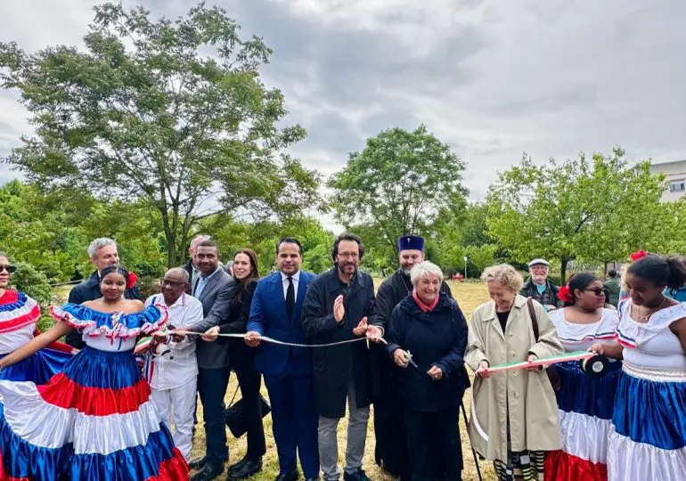 Milán inaugura jardín en honor a las Hermanas Mirabal