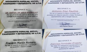 Entregan certificados reconociendo incapacidad de Alcalde SFM y funcionarios Gobierno