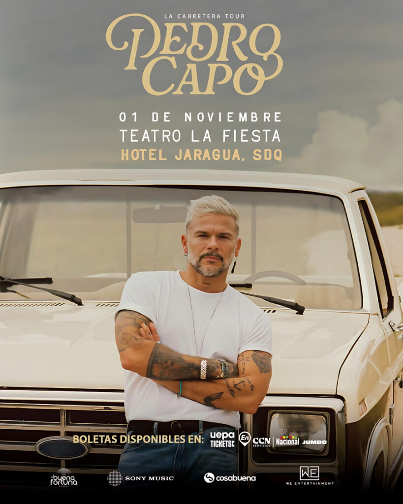 Pedro Capó frenará en "La Carretera" de Santo Domingo