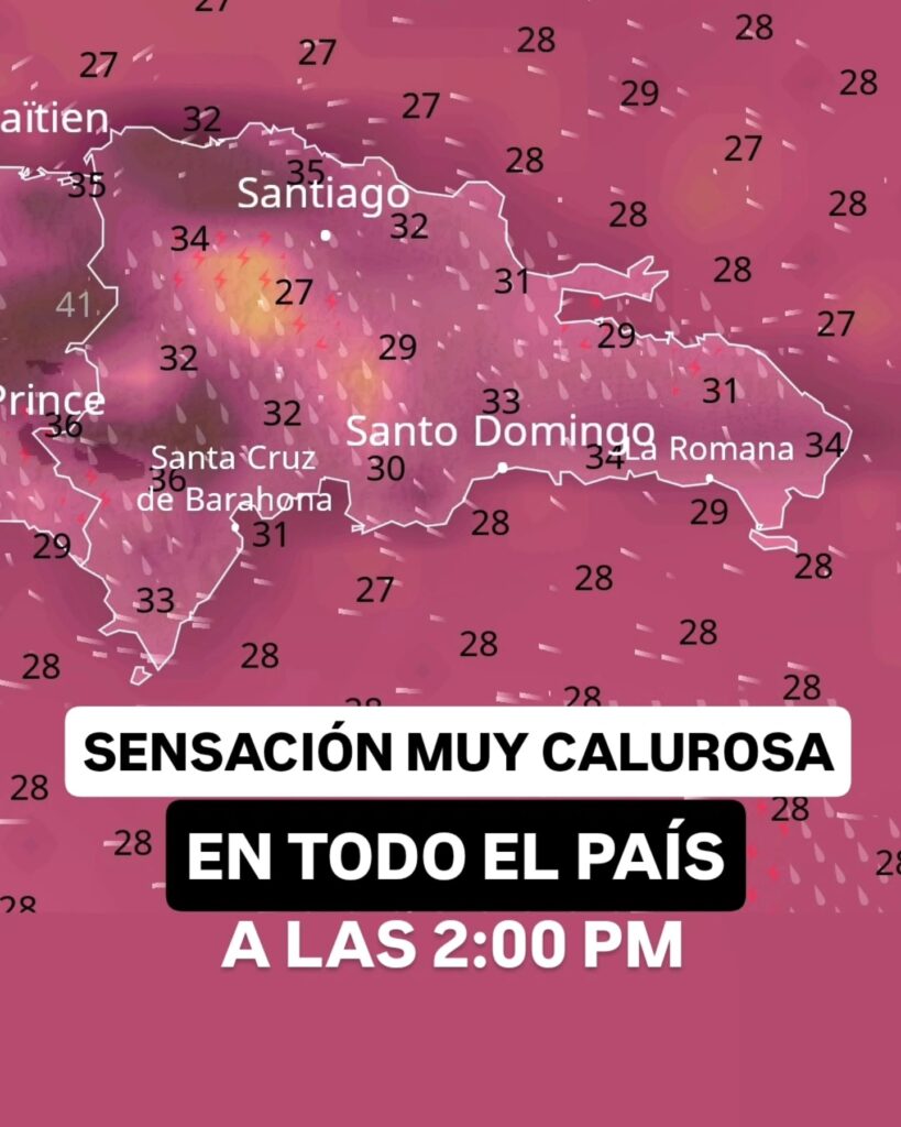 Viene ola de calor para RD y estas regiones serán más afectadas