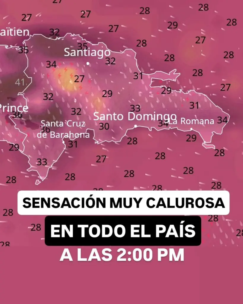 Viene ola de calor para RD y estas regiones serán más afectadas