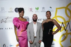 Ruth Ocumarez, Ivan Villa y Rosa Mejia.