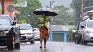 Indomet advierte lluvias intensas este jueves por efecto de vaguada