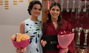 La nieta del expresidente Leonel Fernández celebra su graduación académica