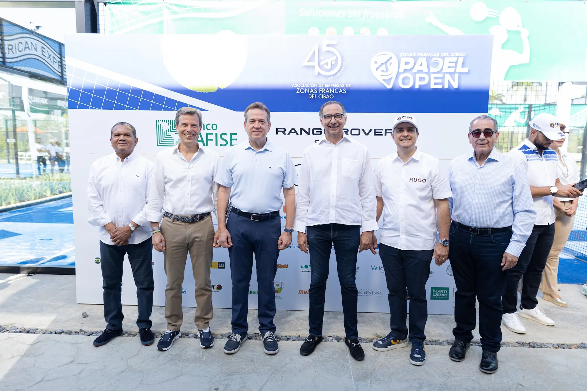 Daniel Liranzo, Marco Cabral, Víctor -Ito- Bisonó, Marcos Santana, Oscar Frías y Víctor García. FUENTE EXTERNA