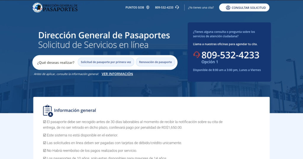 Guía completa para renovar tu pasaporte dominicano en línea