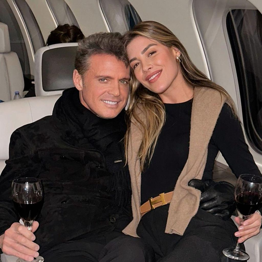 Michelle Salas junto a su padre, el astro mexicano Luis Miguel