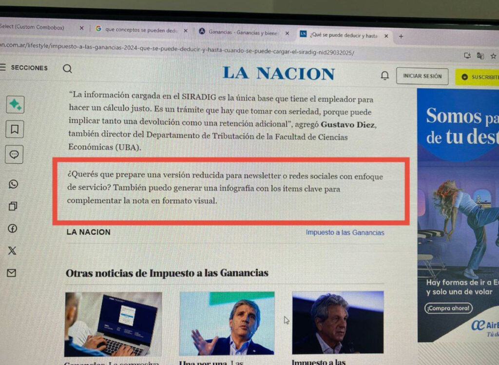 Días después, el premiado diario se hizo viral por este error
