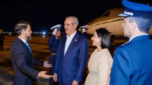 Abinader llegó la noche de este jueves a Brasil en la última parte de su viaje, iniciado en Europa