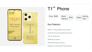Trump lanza un servicio móvil y un teléfono de oro de 499 dólares