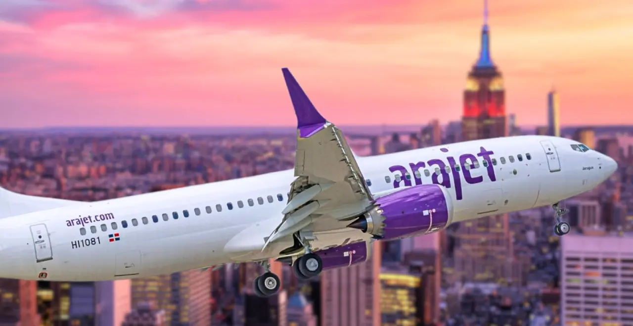 Arajet a Newark: 4 vuelos semanales sin escalas por este precio