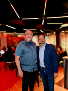 Leo Martínez y cheff José Perrotta. FUENTE EXTERNA