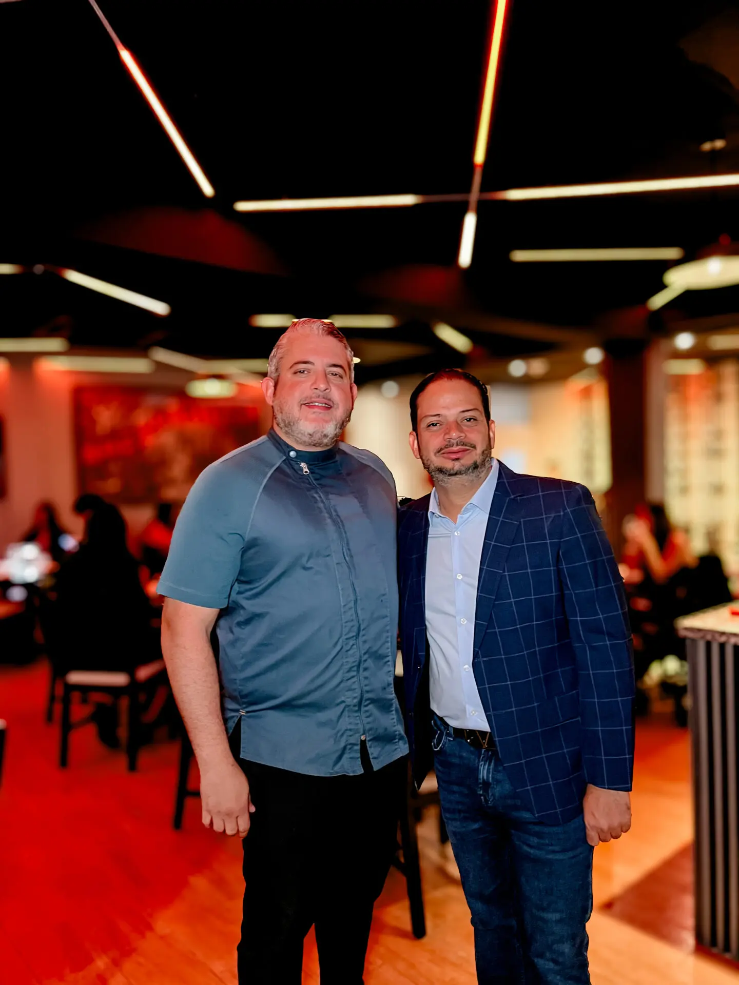 Leo Martínez y cheff José Perrotta. FUENTE EXTERNA