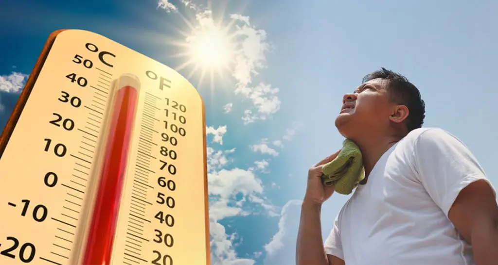 Temperaturas calurosas y chubascos locales en algunos puntos del país