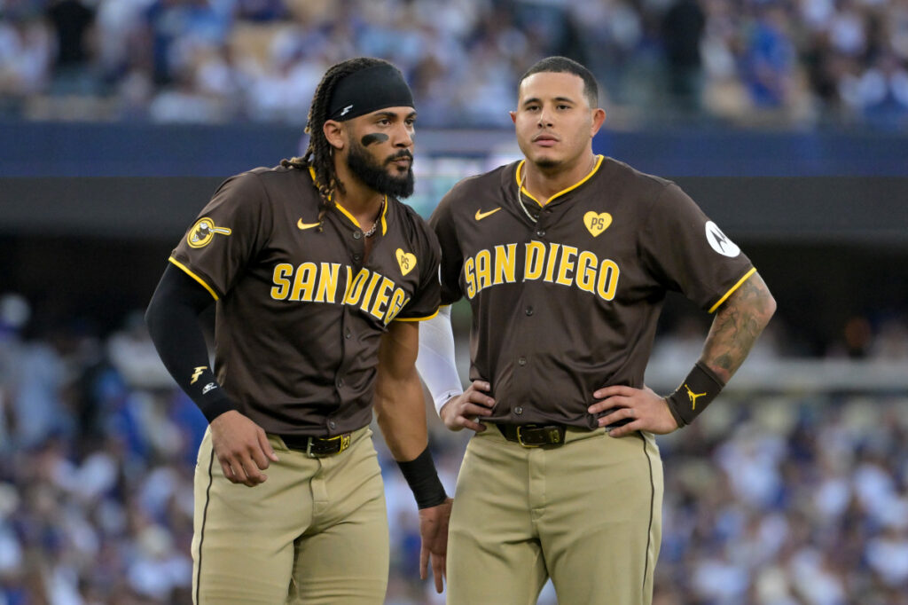 Tatis recibió pelotazos seis veces por los lanzadores de Los Ángeles.