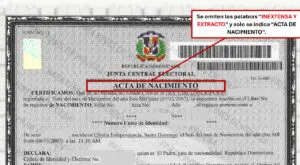 JCE unifica actas civiles y reajusta tarifas desde este 1 de julio