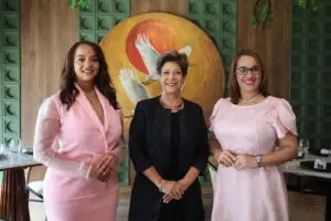 Wanda Trinidad, Marilyn Marte de Melo y Cristina Báez