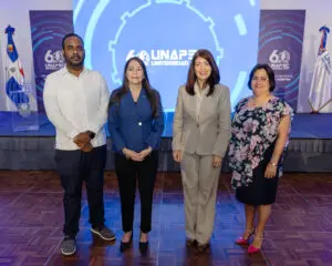 José Omar, Rosángela Sánchez, Elsa Maria Moquete e Ileana Miyar. FUENTE EXTERNA