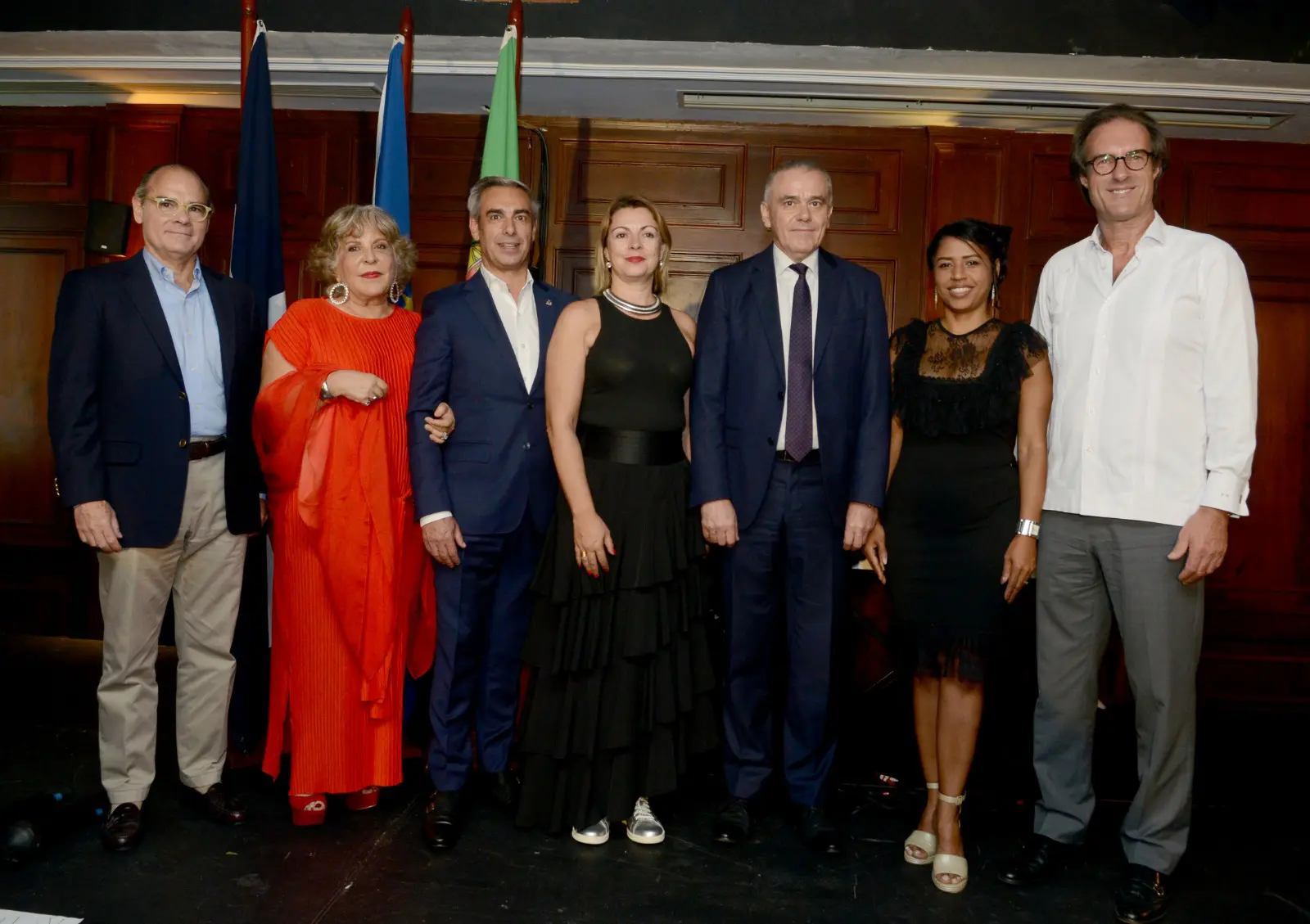Salvador Da Cunha, María de Fátima Geraldes, Vitor Borges, Helena Dionisio, Fernando Almeida, Leticia Sánchez y Paulo Alves. FUENTE EXTERNA