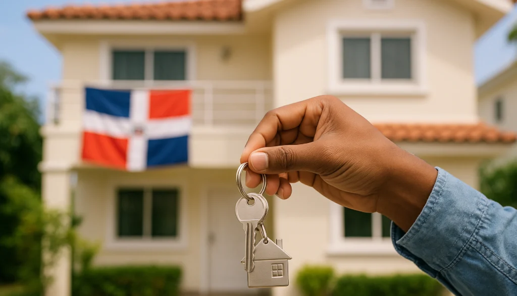 Llaves de una vivienda en manos de un inquilino en República Dominicana