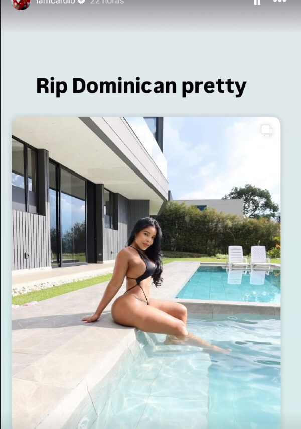 Cardi B también dedicó una historia de su Instagram a Ariela