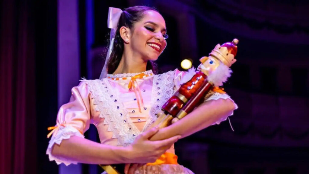 Gabriela Rodríguez de Bukele en sus tiempos de intérprete de ballet