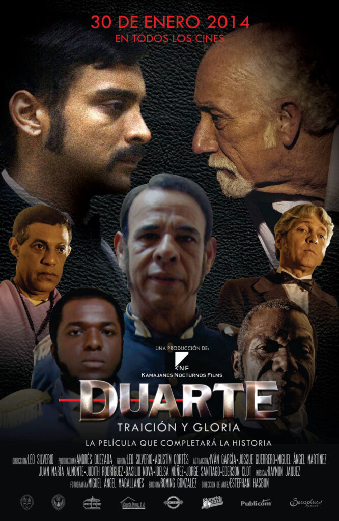En "Duarte", Miguel Ángel Martínez interpretó a Pedro Santana