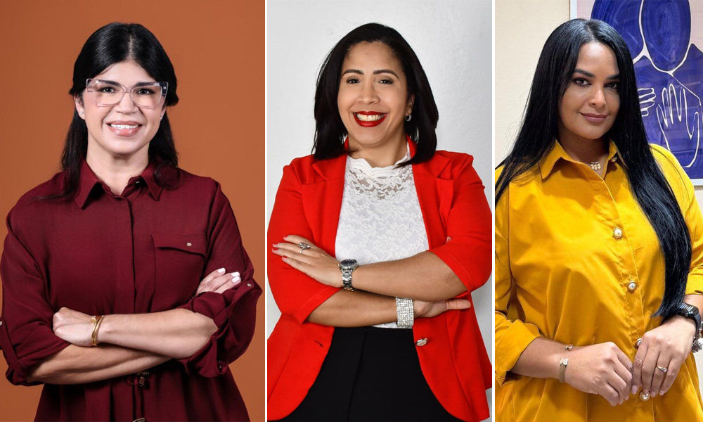 Las doctoras Ana Simó, Heydi Camilo y Pilar Sánchez