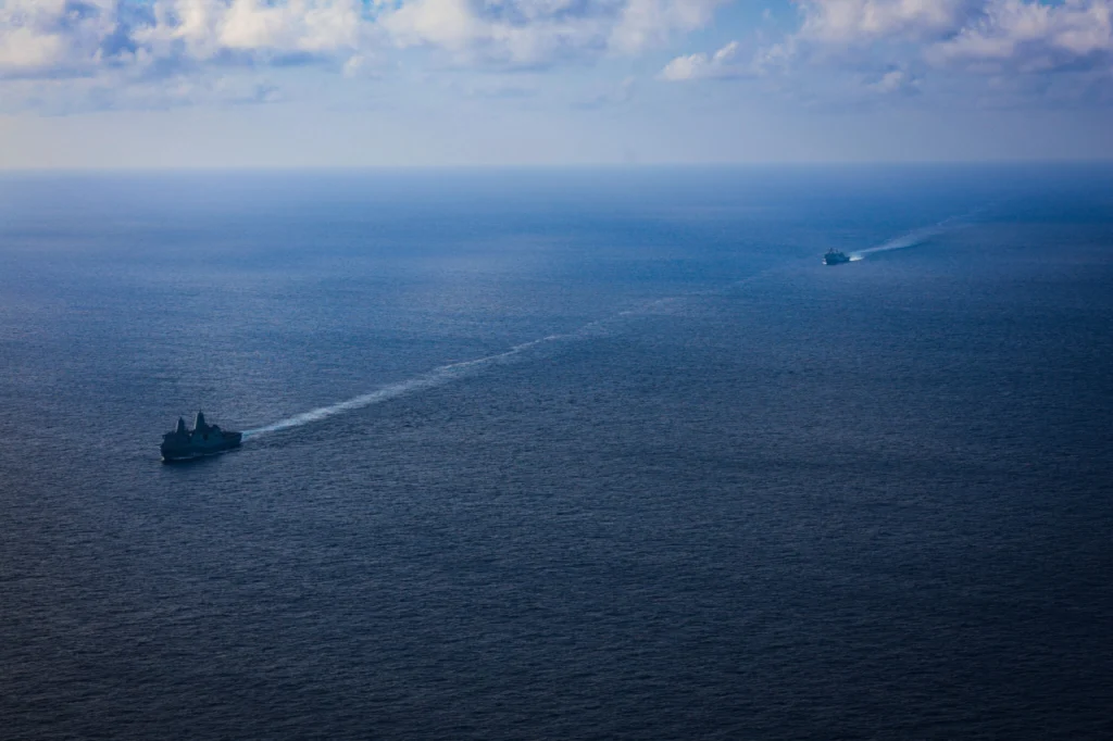 EE.UU. difunde primeras imágenes del buque de asalto anfibio USS Iwo Jima en el Caribe